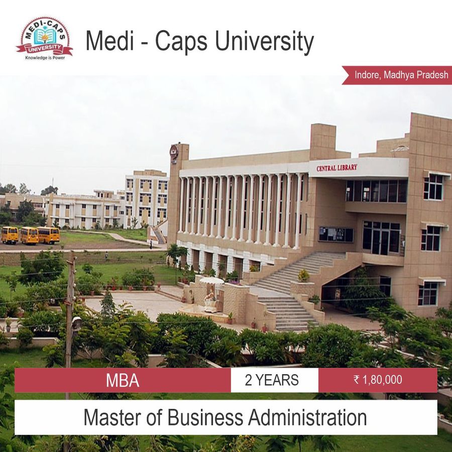 Master of Business Administration [MBA] at MediCaps University, Indore